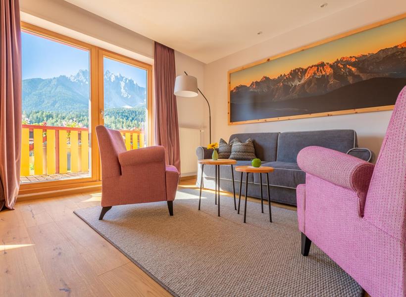 Wohnzimmer Suite Dolomiti