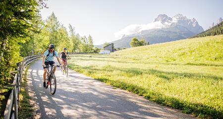 Radtour in den Dolomiten