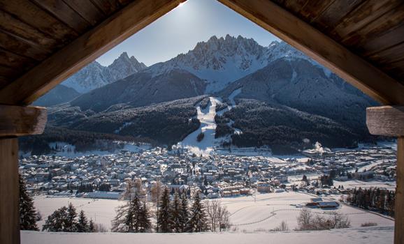 Winter in den Dolomiten