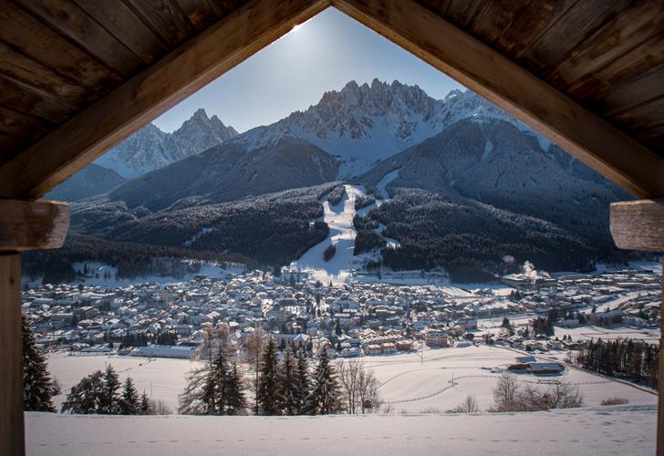 Winter in den Dolomiten