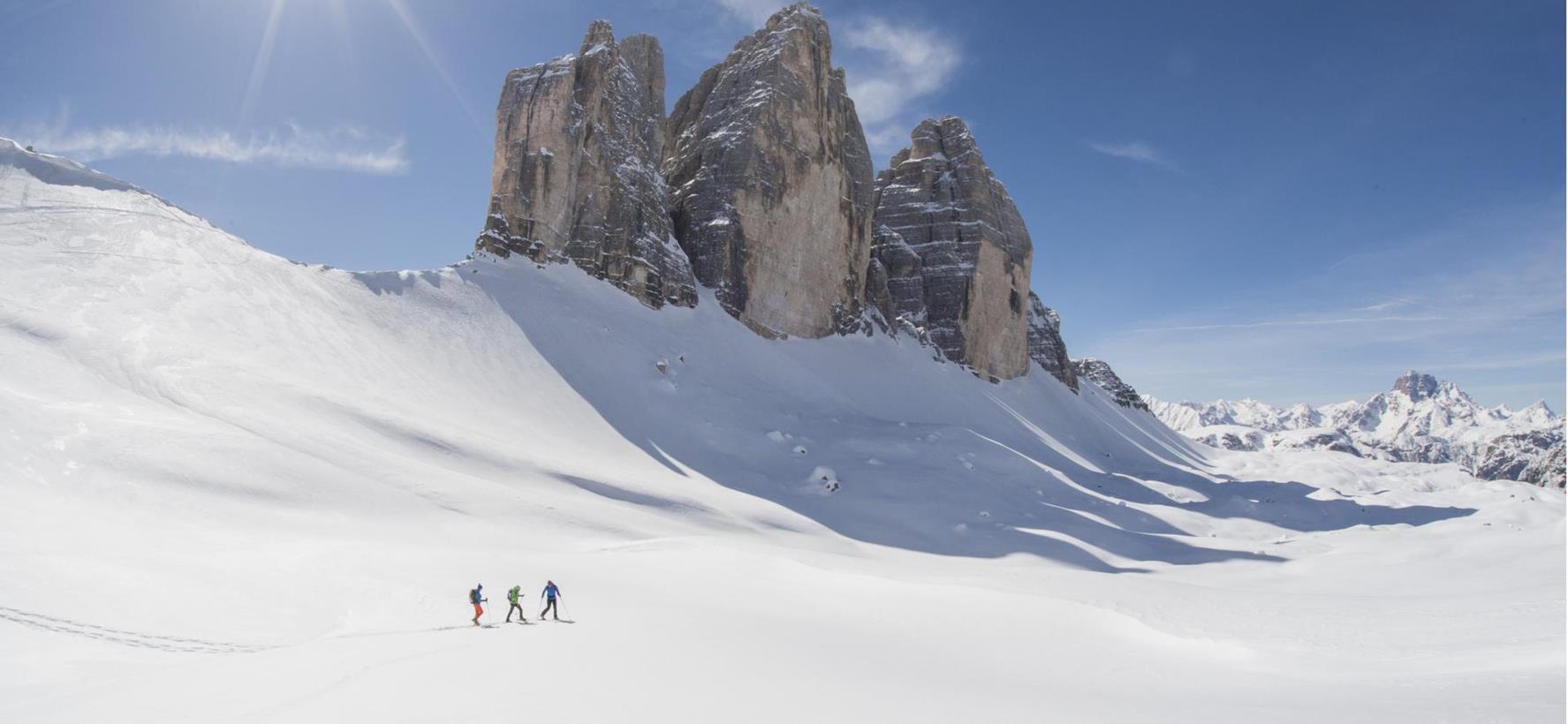 Ski hike Three Peaks