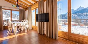 Suite Panorama with view of the Dolomites