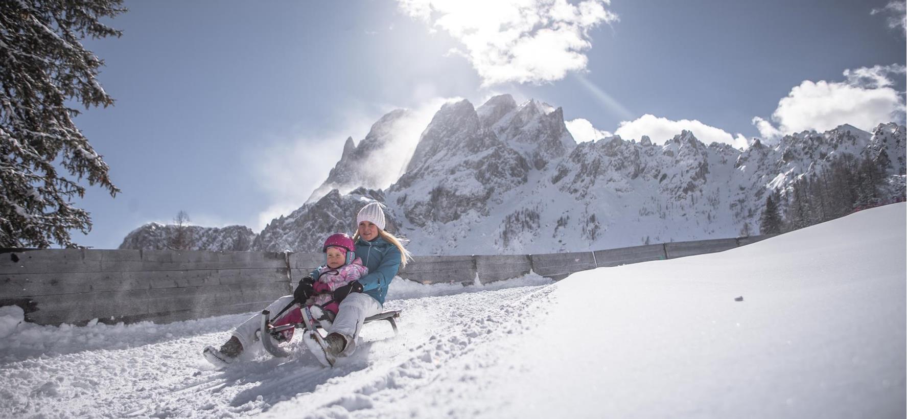 Tobogganing