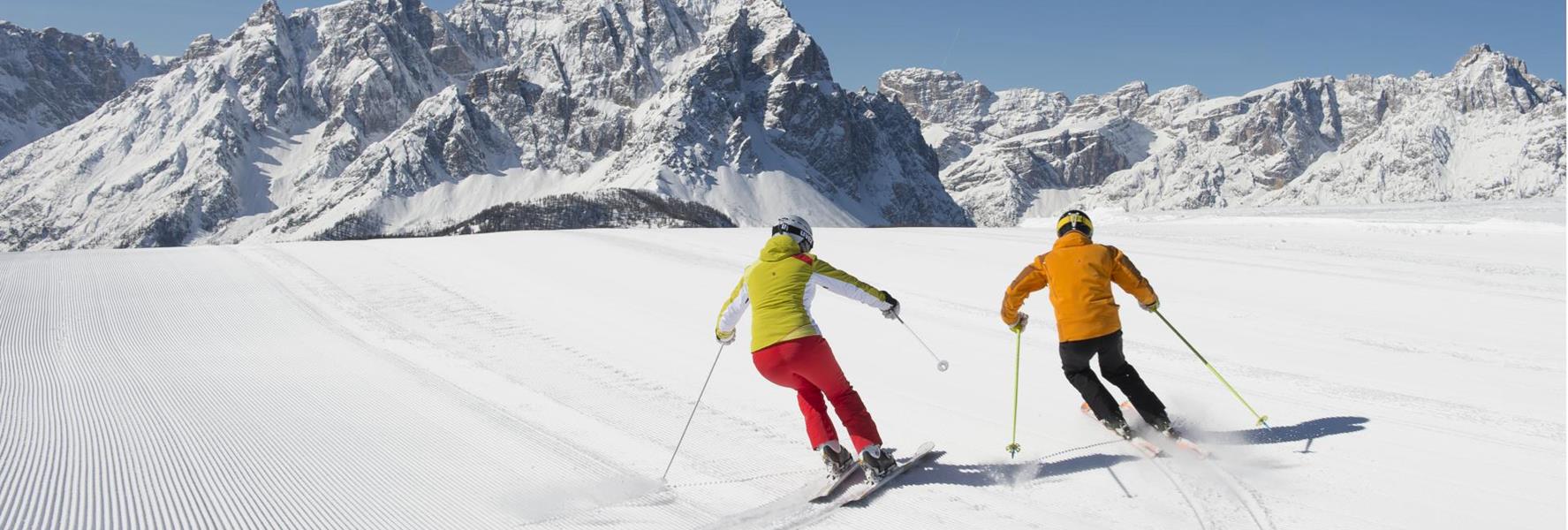 Skifahren 3 Zinnen