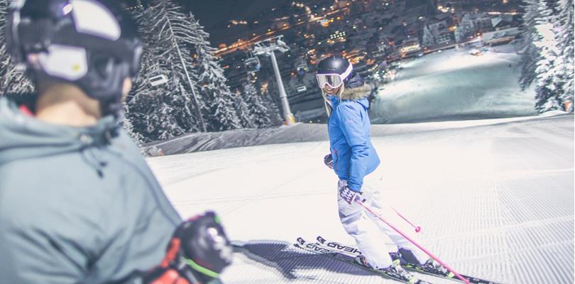 Night skiing 3 Peaks